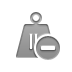 weight,pound,delete icon