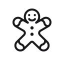 candy, christmas, cookie, gingerbread, gingerbread-man, man svg vector icon