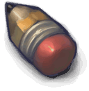 pencil,stub,one,the,first,buuf icon