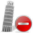 torredepisa,delete,del,remove icon