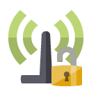 antenna,lock,open icon