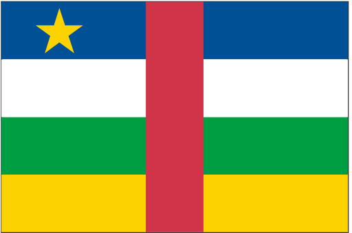 Central African svg vector icon
