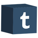 cube, media, set, social, tumblr icon