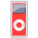 2g, ipod, nano, red icon