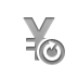 currency,sign,yen,reload icon