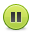 pause,green,button icon