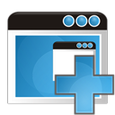 application, plus icon