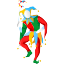 buffoon, carnival, clown, fool, harlequin, jester icon