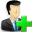 add, male, user icon