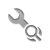 technical,wrench,zoom icon