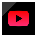 logo, media, social, tube, you svg vector icon