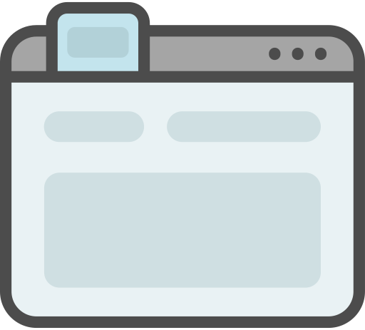 Browser svg vector icon