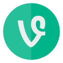 circle, media, social, vine svg vector icon