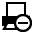 printer,remove,print,delete,del icon