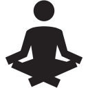 instructor, meditation, pillates, sports svg vector icon