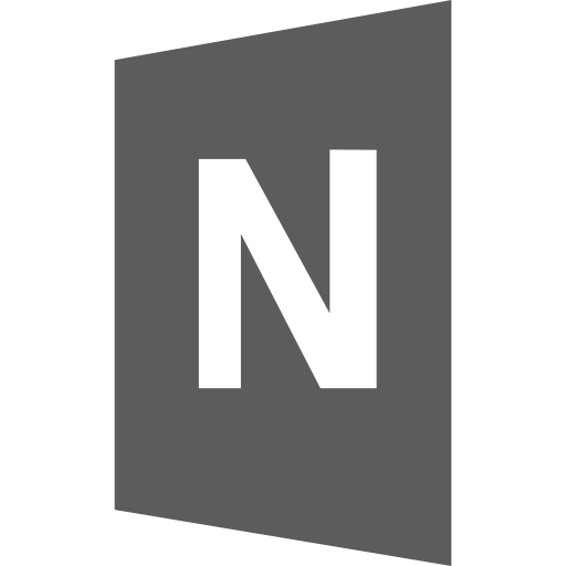 Pop Onenote svg vector icon
