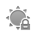 sun,lock icon
