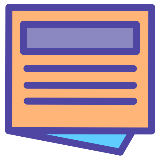 Newspaper svg vector icon