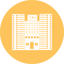 building, city, hotel, office svg vector icon