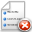 list,delete,del,remove,listing icon