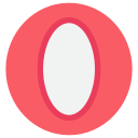 logo, media, opera, social svg vector icon