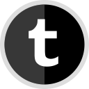 logo, media, online, social, tumblr svg vector icon