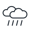 cloud, clouds, rain, rainy, weather svg vector icon