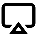 air, play svg vector icon