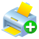 add, printer icon