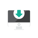 computer, download svg vector icon