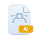 document, extension, file, filetype, format, illustrator, type svg vector icon