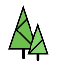 christmas, forest, nature, plant, spruce, tree, winter svg vector icon