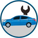 auto insurance, car insurance, car repairs, mechanic, parts for cars, seguro de autos svg vector icon