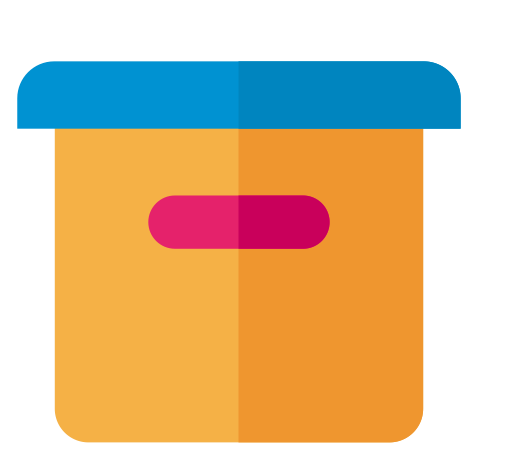Carton svg vector icon