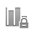 stats,bar,chart,lock icon