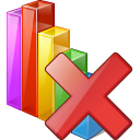 chart,delete icon