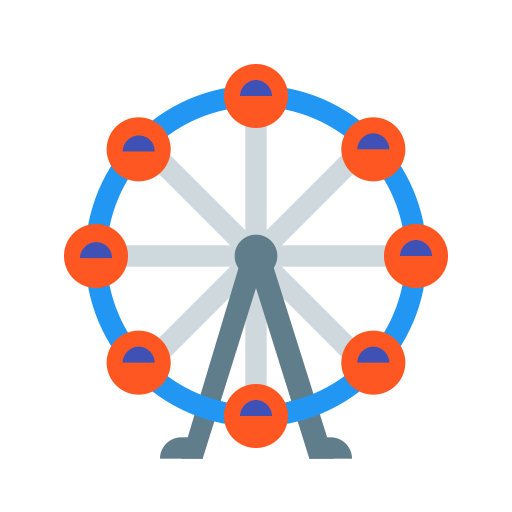 Ferris Wheel svg vector icon
