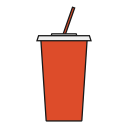 drink, movie, snack, soda, theater, viewer svg vector icon