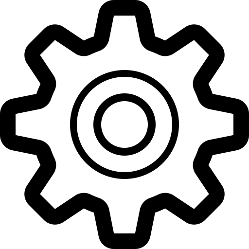 Settings svg vector icon