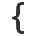 brace, bracket, construction, edit, tool svg vector icon
