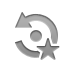 rotate,star icon