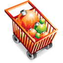 christmas,shopping,cart,commerce,buy,shopping cart icon