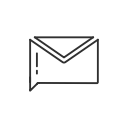 inbox, message, send, twitter svg vector icon