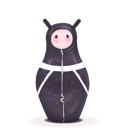 alien, matryoshka icon