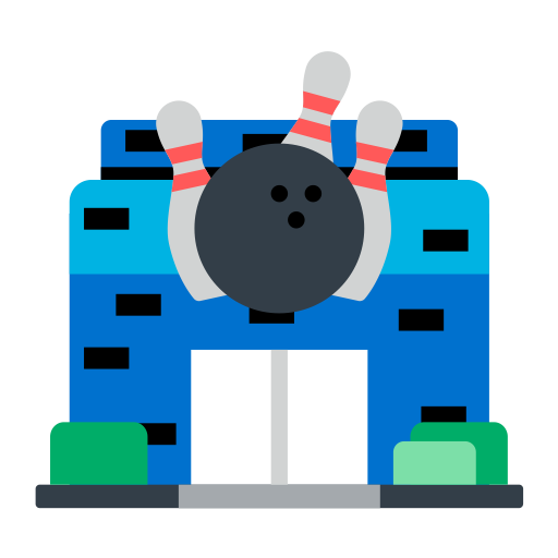 Bowling Alley svg vector icon