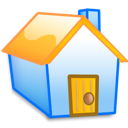 home, yellow icon