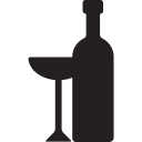 bars, coffeeshops, glass, restaurant, wine svg vector icon