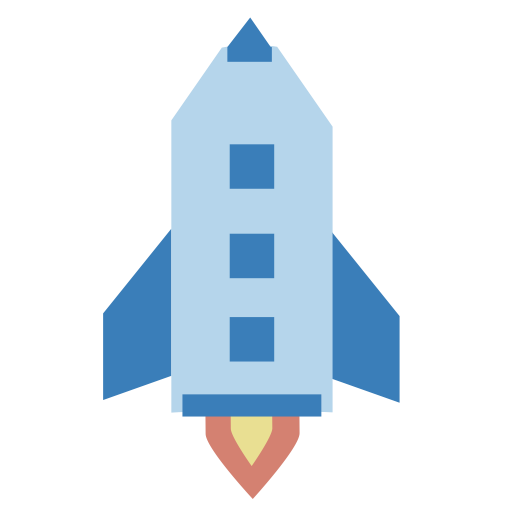 Rocket svg vector icon