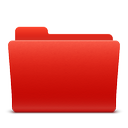 folder, new, red, soda icon