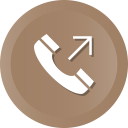 call, mobile, outgoing, phone svg vector icon